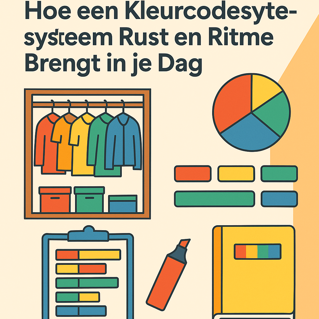 Kleur als Kompas: Hoe Een Kleurcodesysteem Rust en Ritme Brengt in je Dag