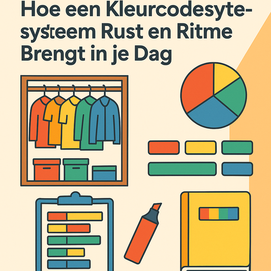Kleur als Kompas: Hoe Een Kleurcodesysteem Rust en Ritme Brengt in je Dag