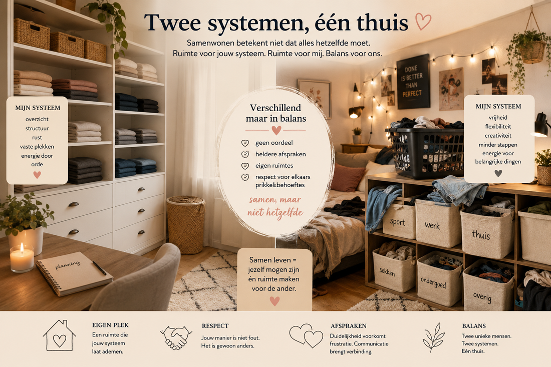 Samenwonen met verschillende prikkelbehoeftes: hoe twee systemen naast elkaar kunnen bestaan