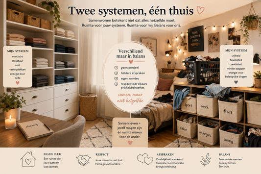 Samenwonen met verschillende prikkelbehoeftes: hoe twee systemen naast elkaar kunnen bestaan