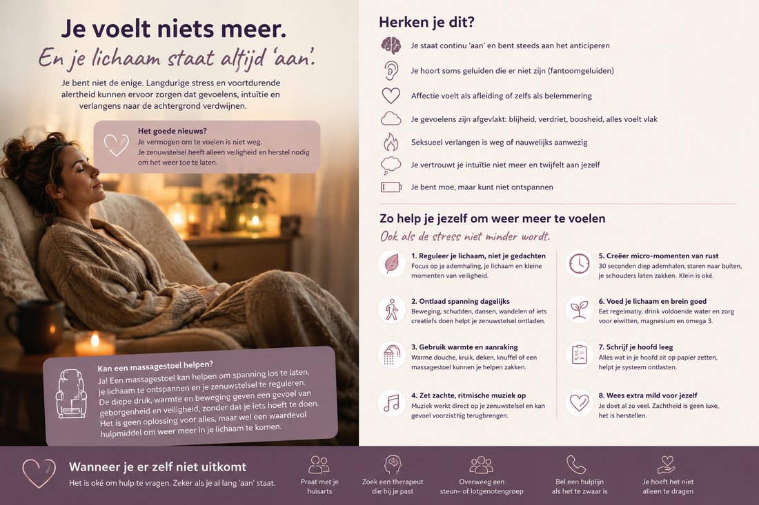Leven in overlevingsstand: waarom je niets meer voelt (zelfs geen affectie of verlangen)