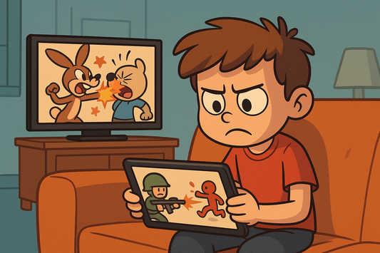 De Verborgen Impact van Geweld in Kinderlijke Media, Vlogs en Games op de Mentale Ontwikkeling van Kinderen