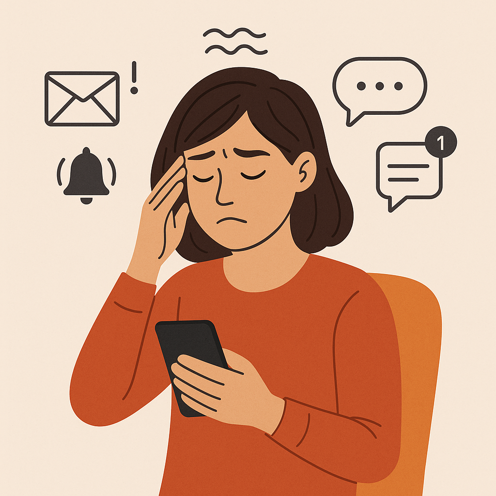 Digitale overprikkeling: Hoe je je stress en angst vermindert zonder offline te verdwijnen