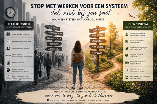 Stop Met Werken Voor Een Systeem Dat Niet Bij Jou Past