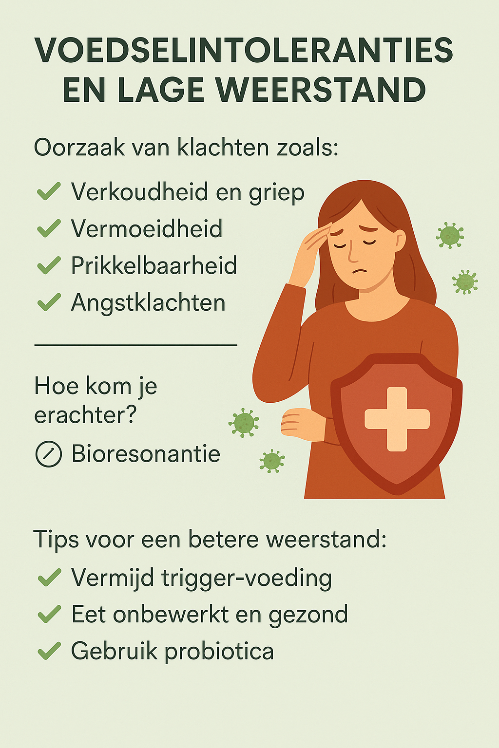 Voedselintoleranties: Een stille ondermijner van je weerstand
