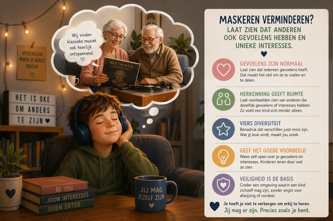 Maskeren bij kinderen: hoe je het herkent en helpt verminderen