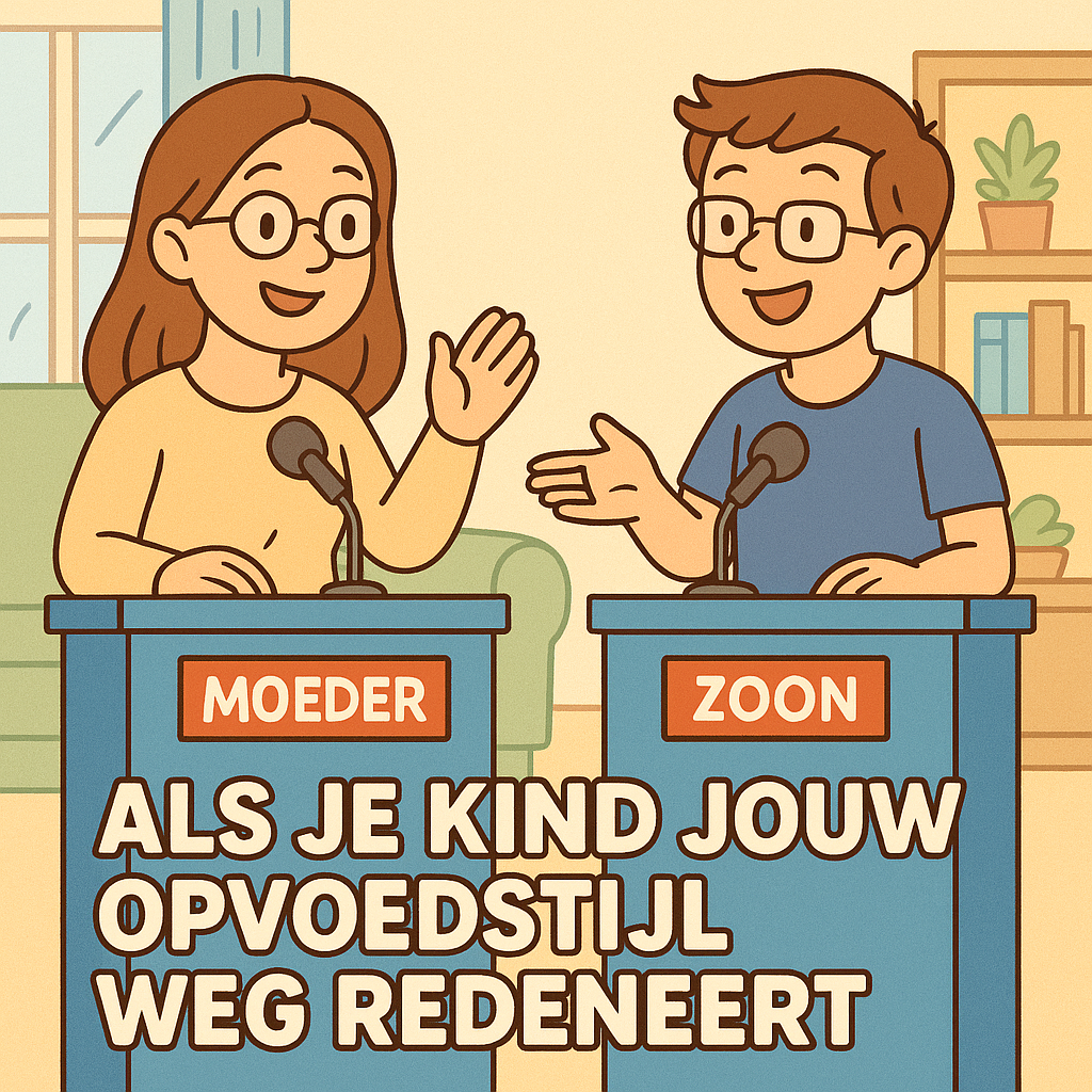 Wanneer je kind je opvoedstijl verbaal omver praat: zo blijf je als ouder in balans