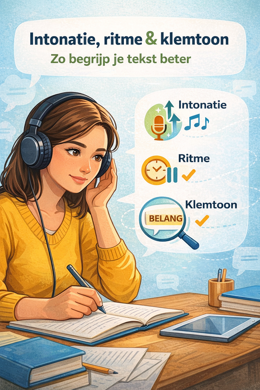 Intonatie, ritme en klemtoon: de onzichtbare leestekens