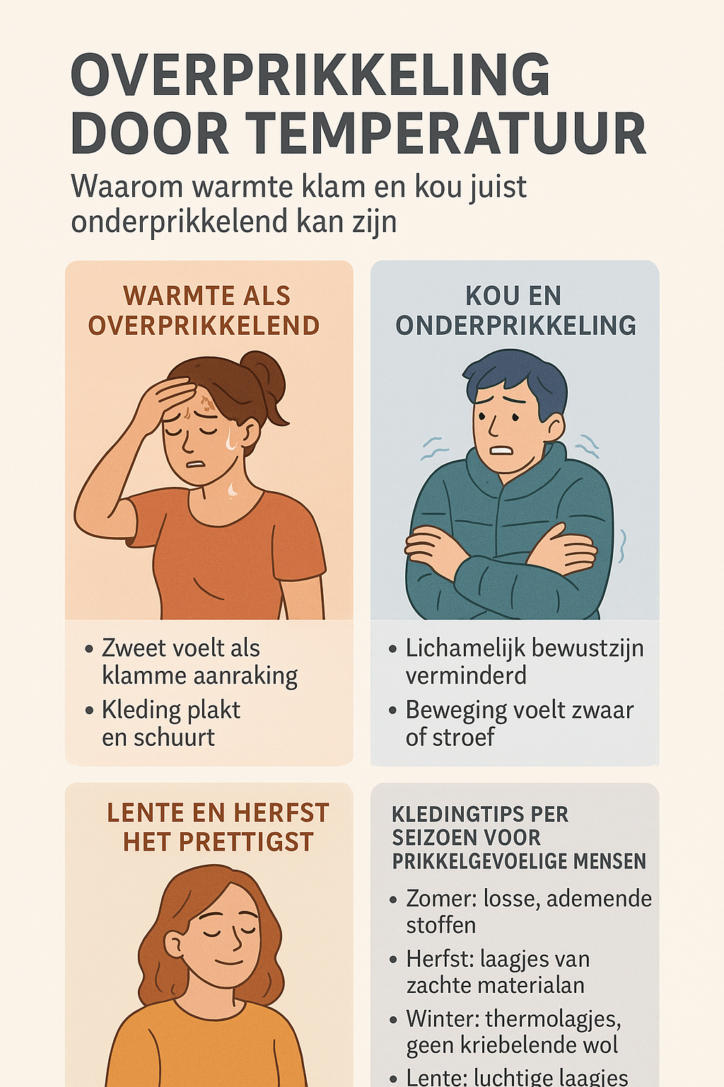 Overprikkeling door Temperatuur: Waarom Warmte en Kou Je Lichamelijk Evenwicht Verstoren