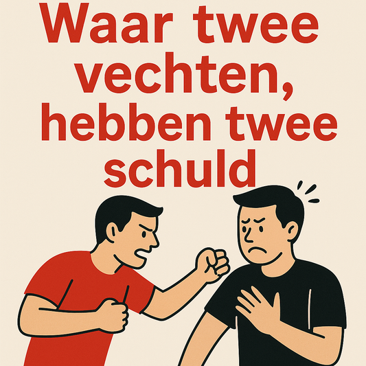 Waar Twee Vechten, Hebben Twee Schuld – Maar Is Dat Echt Zo?